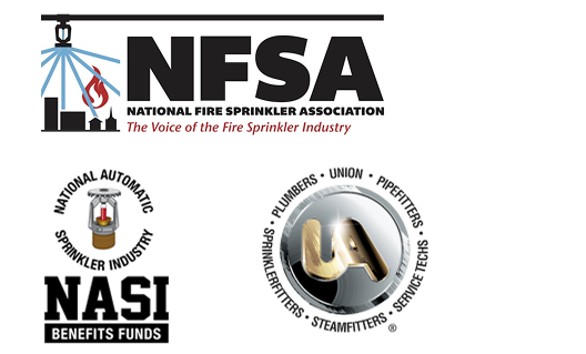 NFSA - National Fire Sprinkler Association, NASI - National Automatic Sprinkler Industry, UA - United Association